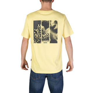 Hugo Boss Yellow Cotton T-Shirt - Ginchy