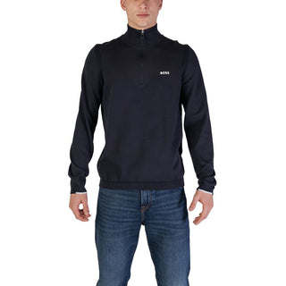 Hugo Boss Blue Cotton Cardigan - Ginchy