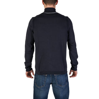 Hugo Boss Blue Cotton Cardigan - Ginchy
