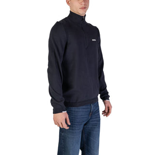 Hugo Boss Blue Cotton Cardigan - Ginchy
