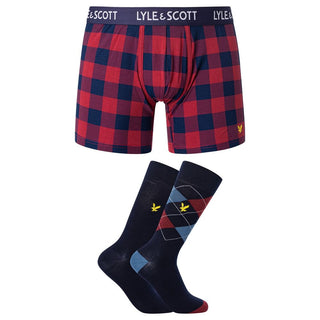 Lyle & Scott Bordeaux Cotton Boxer - Ginchy