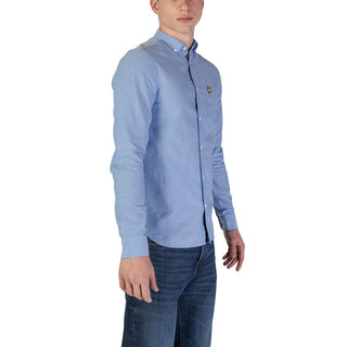 Lyle & Scott Blue Organic Cotton Shirt - Ginchy