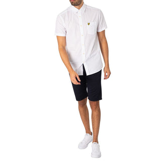 Lyle & Scott Blue Cotton Bermuda - Ginchy