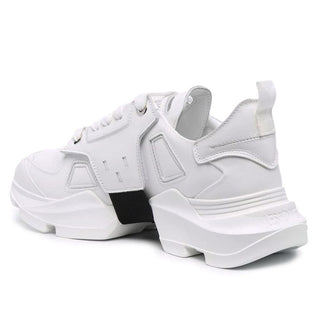 Les Hommes White Calfskin Men Sneaker - Ginchy