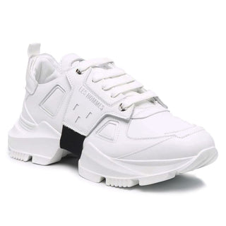 Les Hommes White Calfskin Men Sneaker - Ginchy