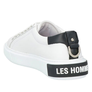 Les Hommes White Calfskin Men Sneaker - Ginchy
