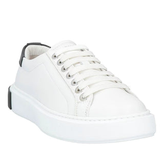 Les Hommes White Calfskin Men Sneaker - Ginchy