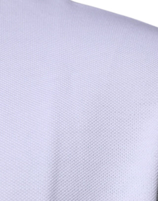 Versace White Viscose Collared Men Polo Short Sleeves T-shirt - Ginchy