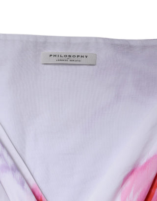 Philosophy White Floral Cotton Maxi Dress - Ginchy