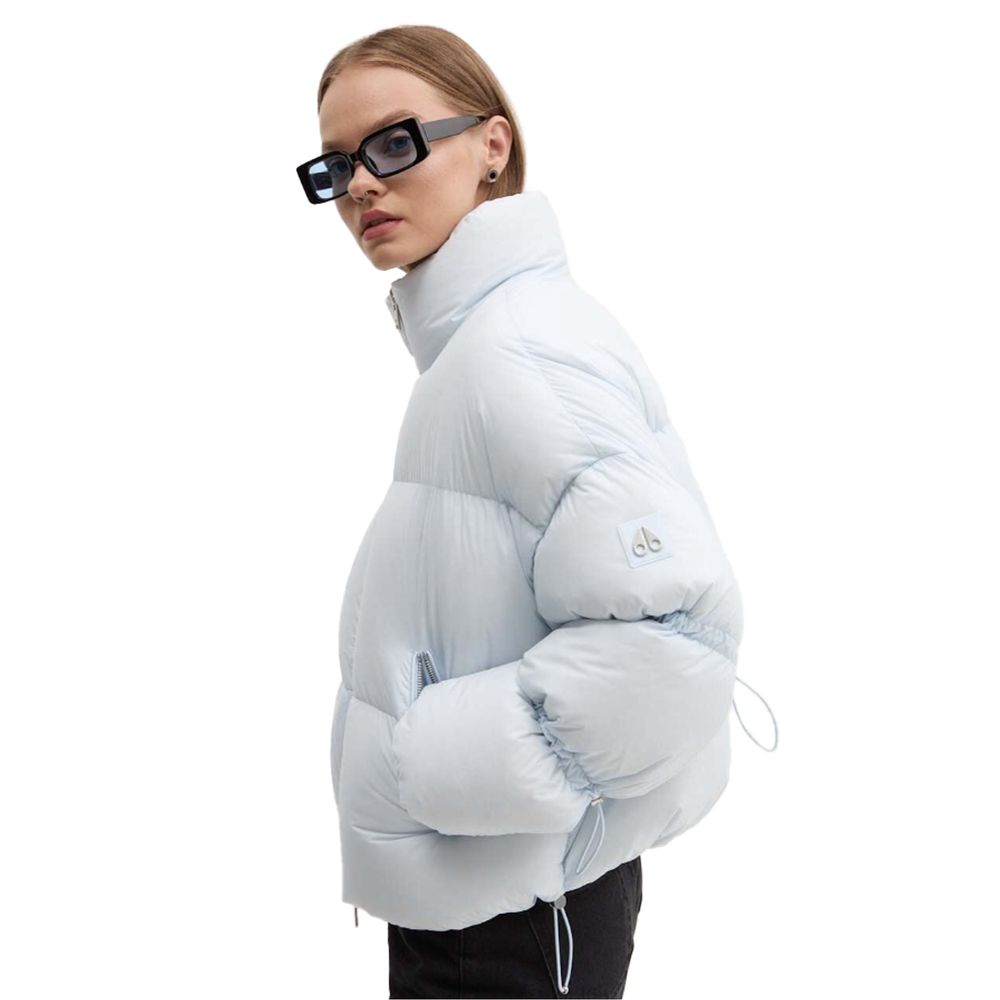 Moose Knuckles Light Blue Nylon Women Jacket - Ginchy