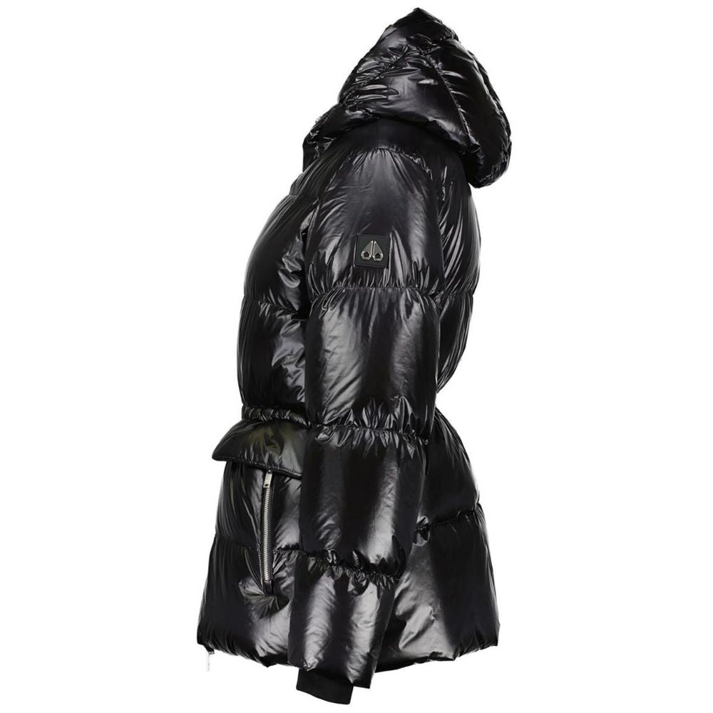 Moose Knuckles Black Nylon Jackets & Coat - Ginchy