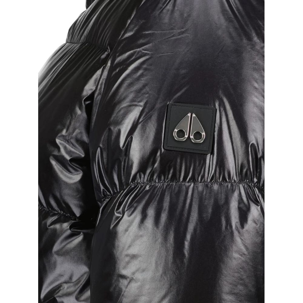 Moose Knuckles Black Nylon Jackets & Coat - Ginchy