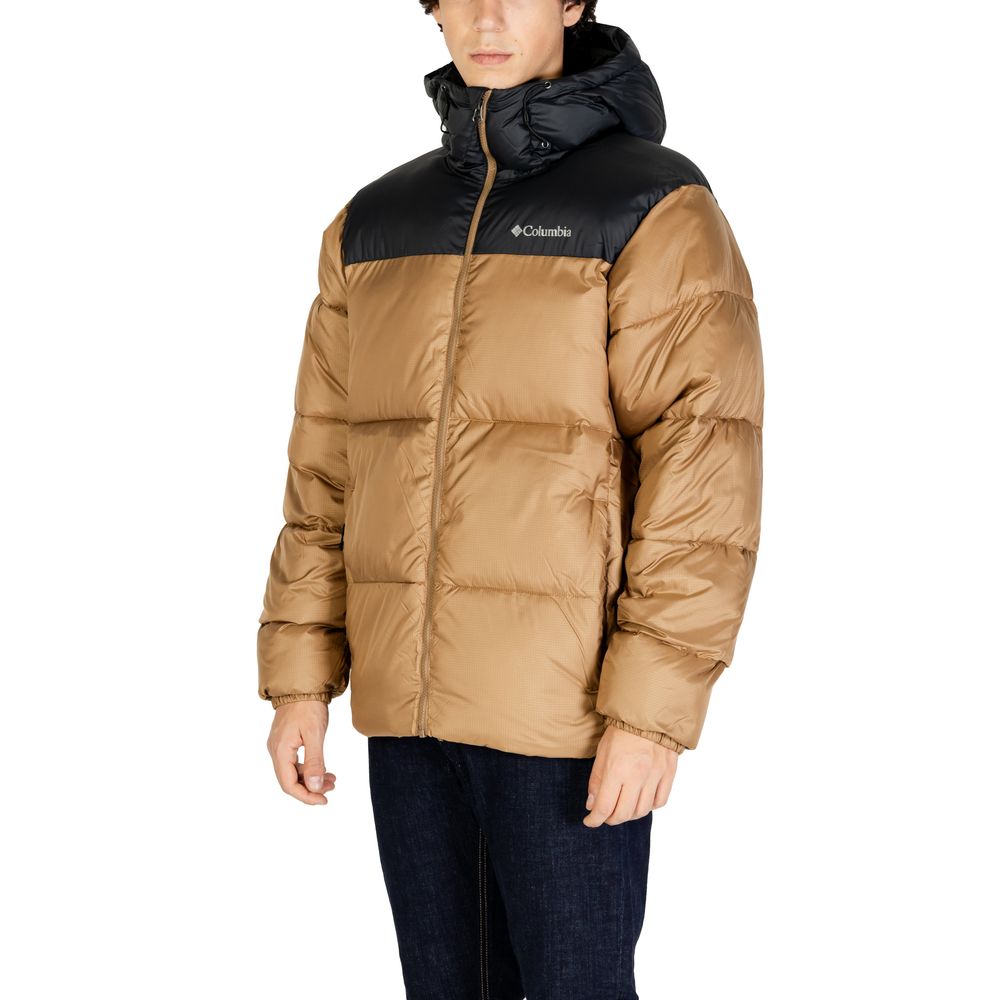 Columbia Beige Nylon Jackets & Coat - Ginchy