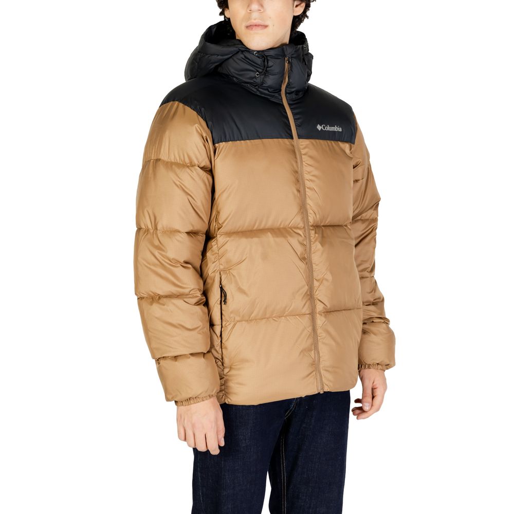 Columbia Beige Nylon Jackets & Coat - Ginchy