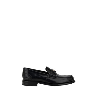 Prada Triangular plaque Loafers - Ginchy