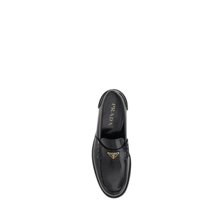 Prada Triangular plaque Loafers - Ginchy