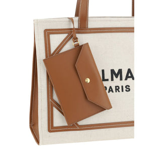 Balmain B-Army Medium Cotton Shoulder Bag