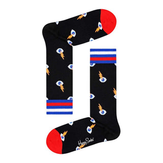 Happy Socks Black Cotton Sock - Ginchy