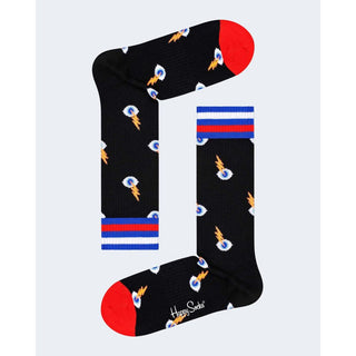 Happy Socks Black Cotton Sock - Ginchy