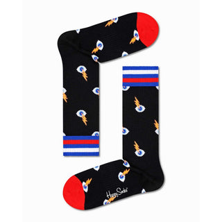 Happy Socks Black Cotton Sock - Ginchy