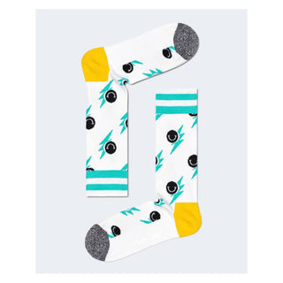 Happy Socks White Cotton Sock - Ginchy