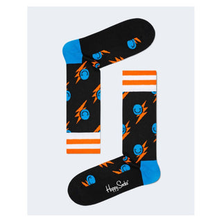 Happy Socks Black Cotton Sock - Ginchy