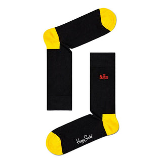Happy Socks Black Cotton Sock - Ginchy