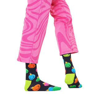 Happy Socks Black Cotton Sock - Ginchy