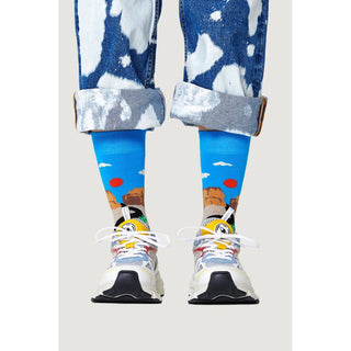 Happy Socks Blue Cotton Sock - Ginchy