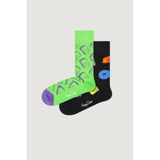 Happy Socks Black Cotton Sock - Ginchy