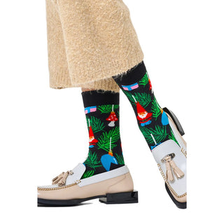 Happy Socks Black Cotton Sock - Ginchy