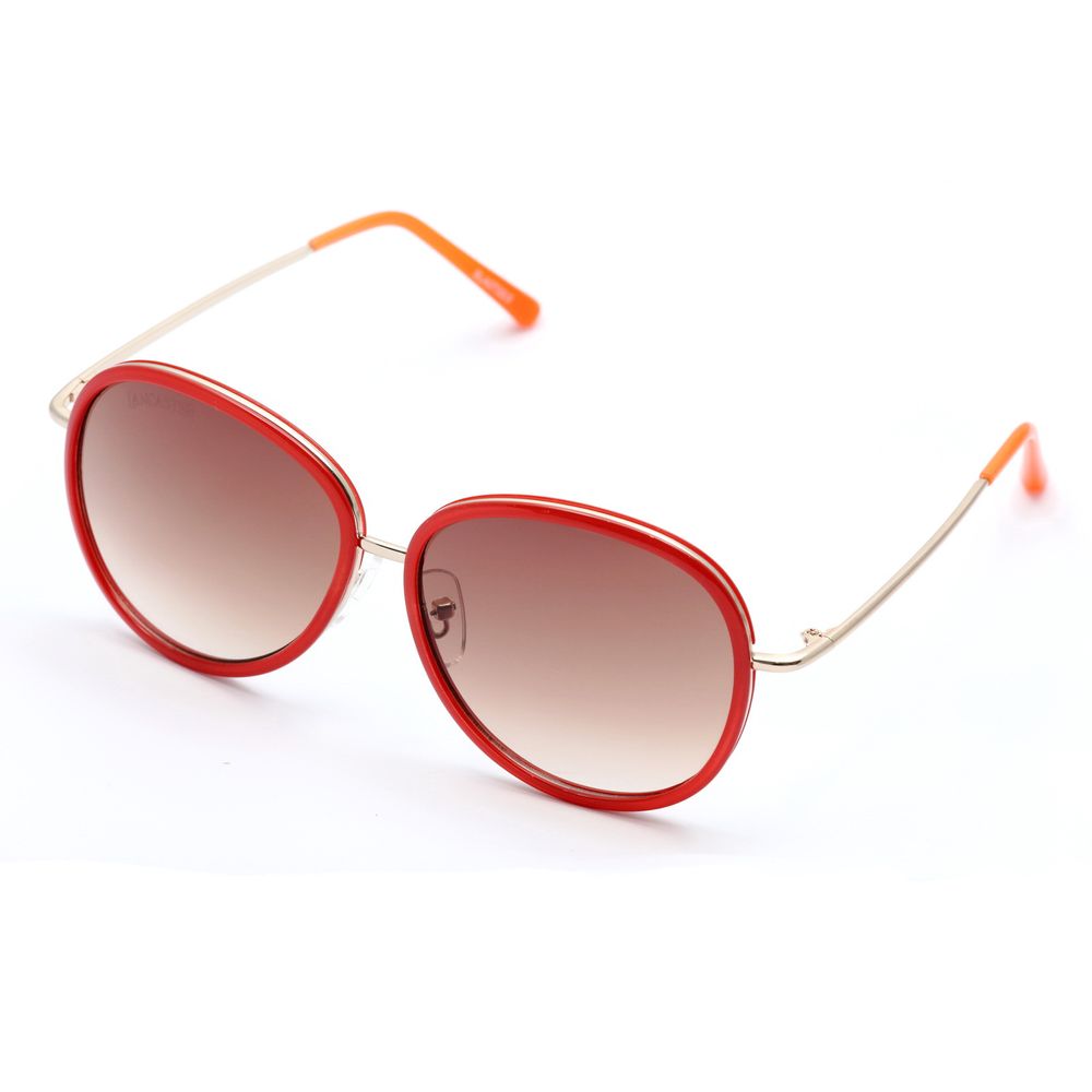 Lancaster Red Metal Sunglasses - Ginchy