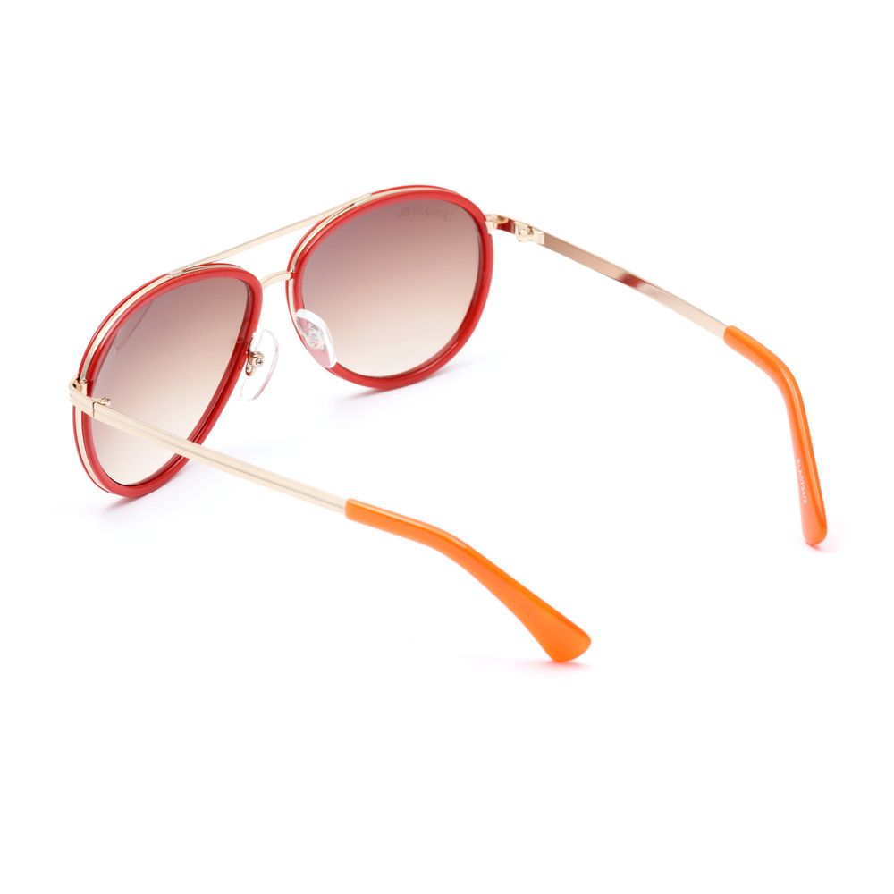 Lancaster Red Metal Sunglasses - Ginchy