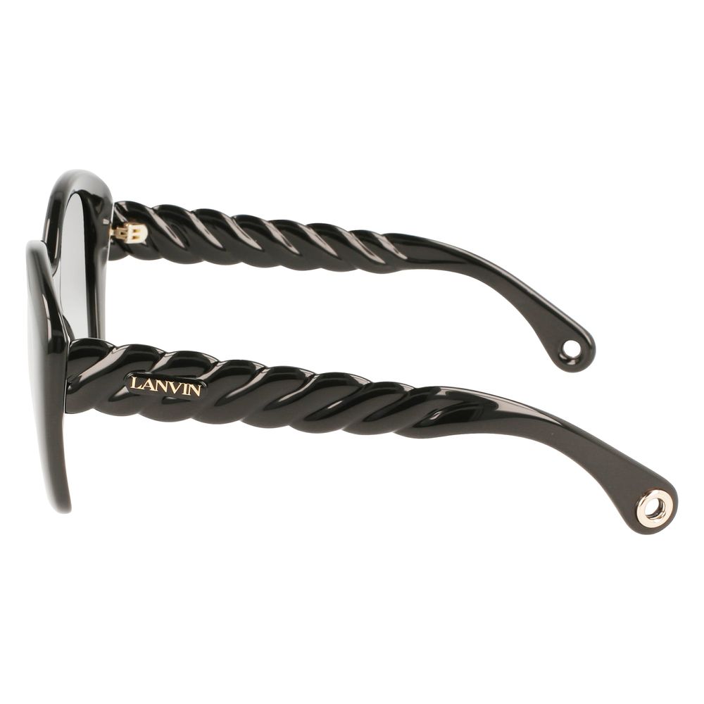 Lanvin Black Bio Injected Sunglasses - Ginchy