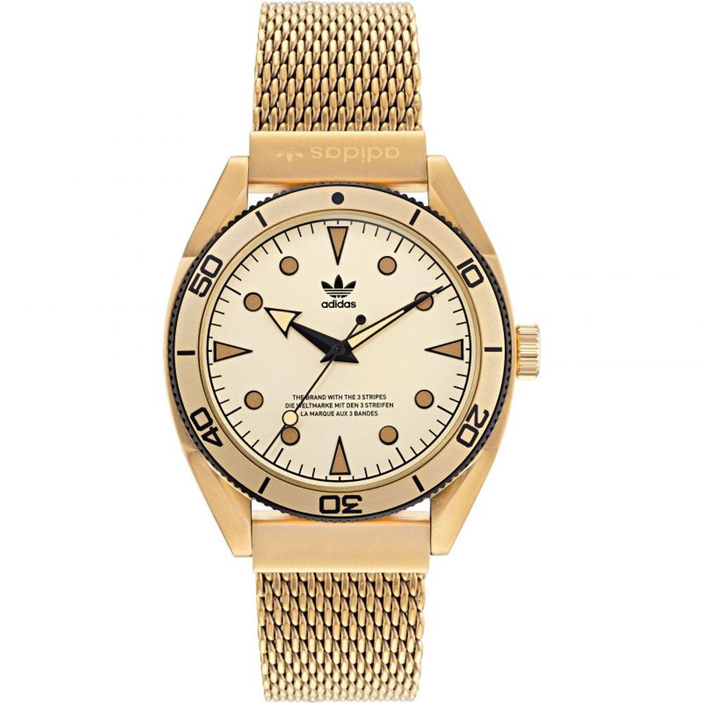 Adidas Gold Stainless Steel Watch - Ginchy