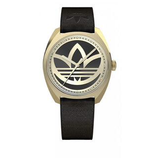 Adidas Black Leather Watch - Ginchy