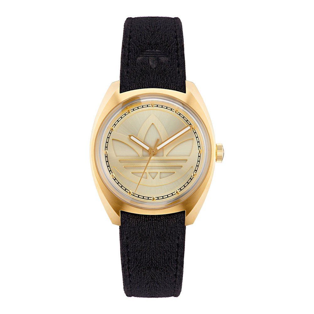 Adidas Black Leather Watch - Ginchy