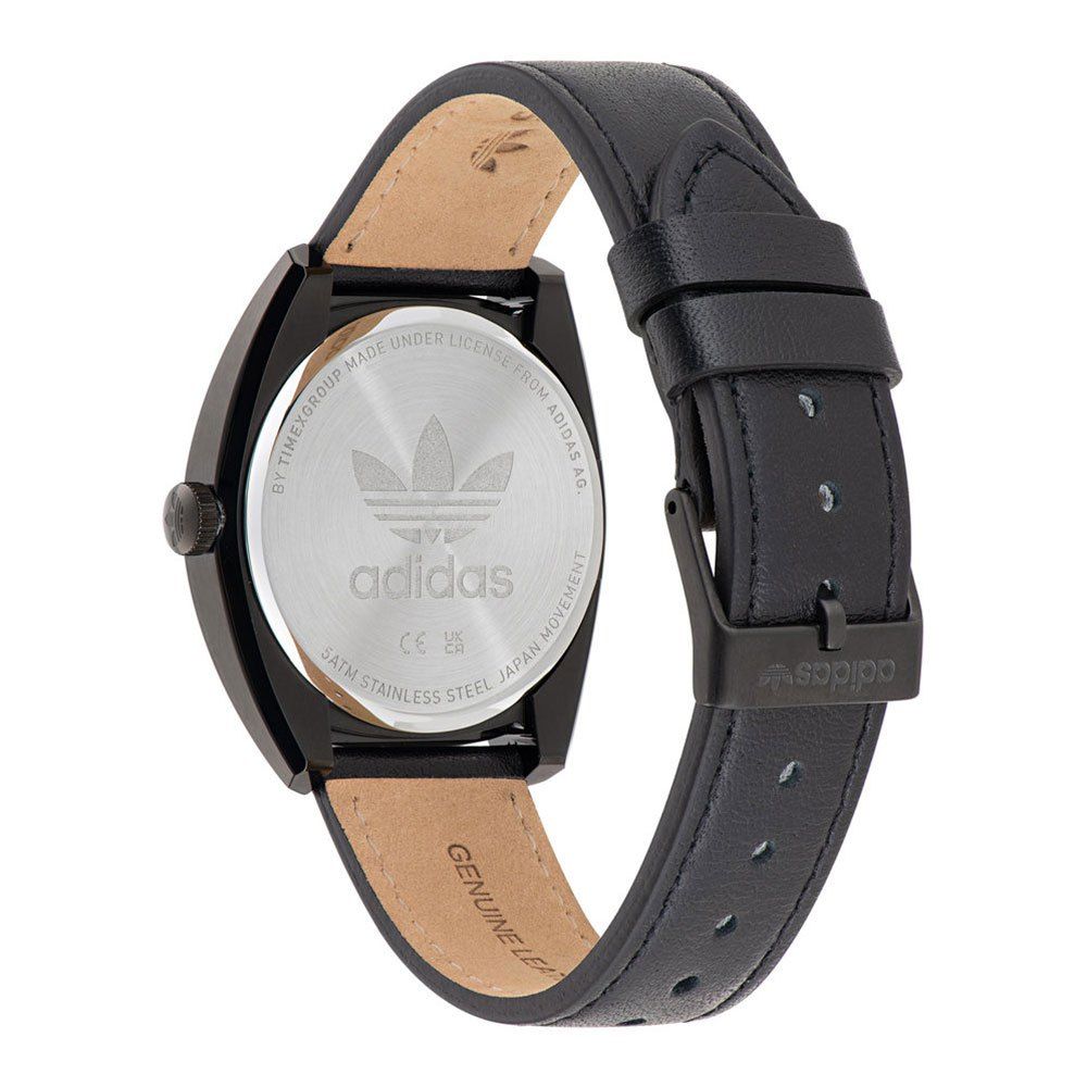 Adidas Black Leather Watch - Ginchy