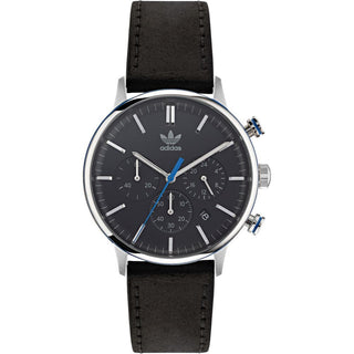Adidas Black Leather Watch - Ginchy