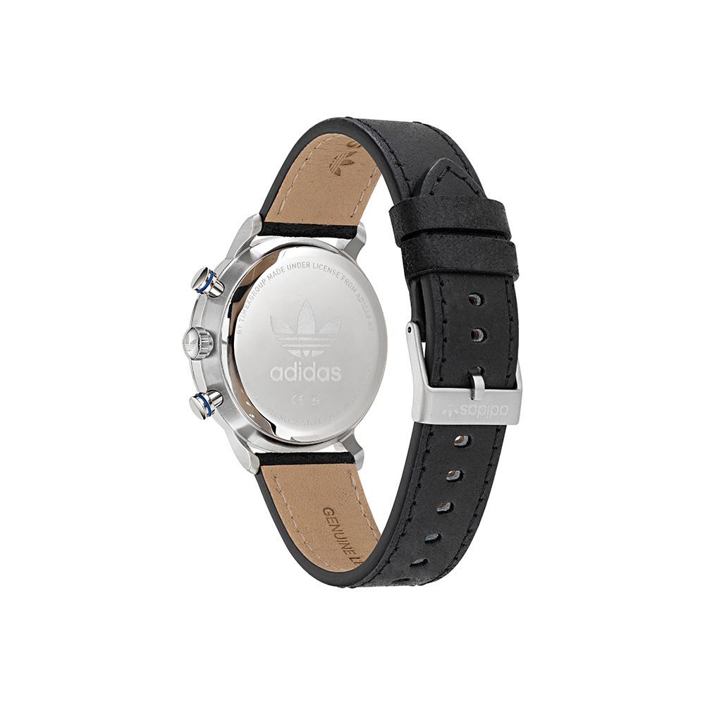 Adidas Black Leather Watch - Ginchy