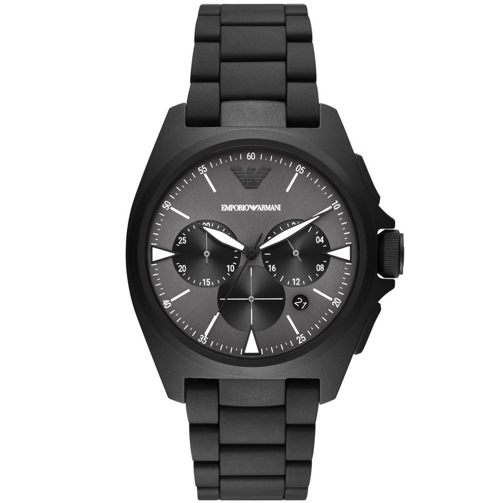 Armani Black Stainless Steel Watch - Ginchy