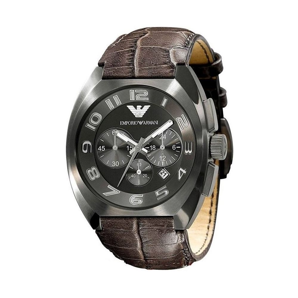Armani Brown Cowhide Watch - Ginchy