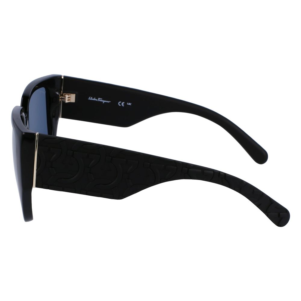 Ferragamo Black Bio Injected Sunglasses - Ginchy