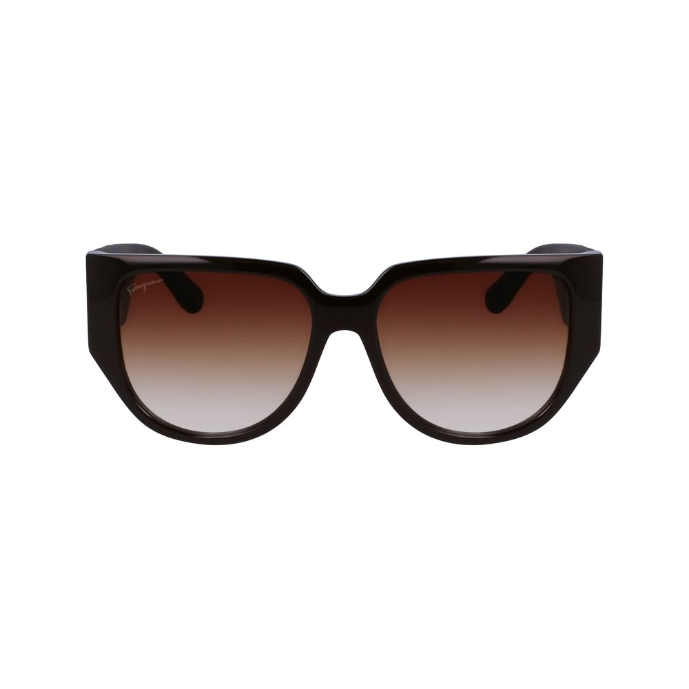 Ferragamo Brown Bio Injected Sunglasses - Ginchy