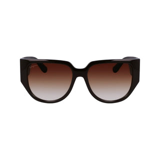 Ferragamo Brown Bio Injected Sunglasses - Ginchy