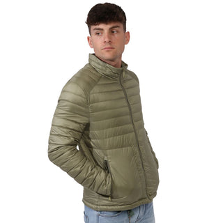 Yes Zee Green Nylon Men Lightweight Vest - Ginchy
