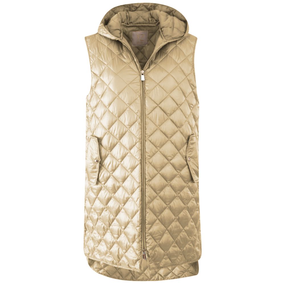 Yes Zee Beige Nylon Vest - Ginchy