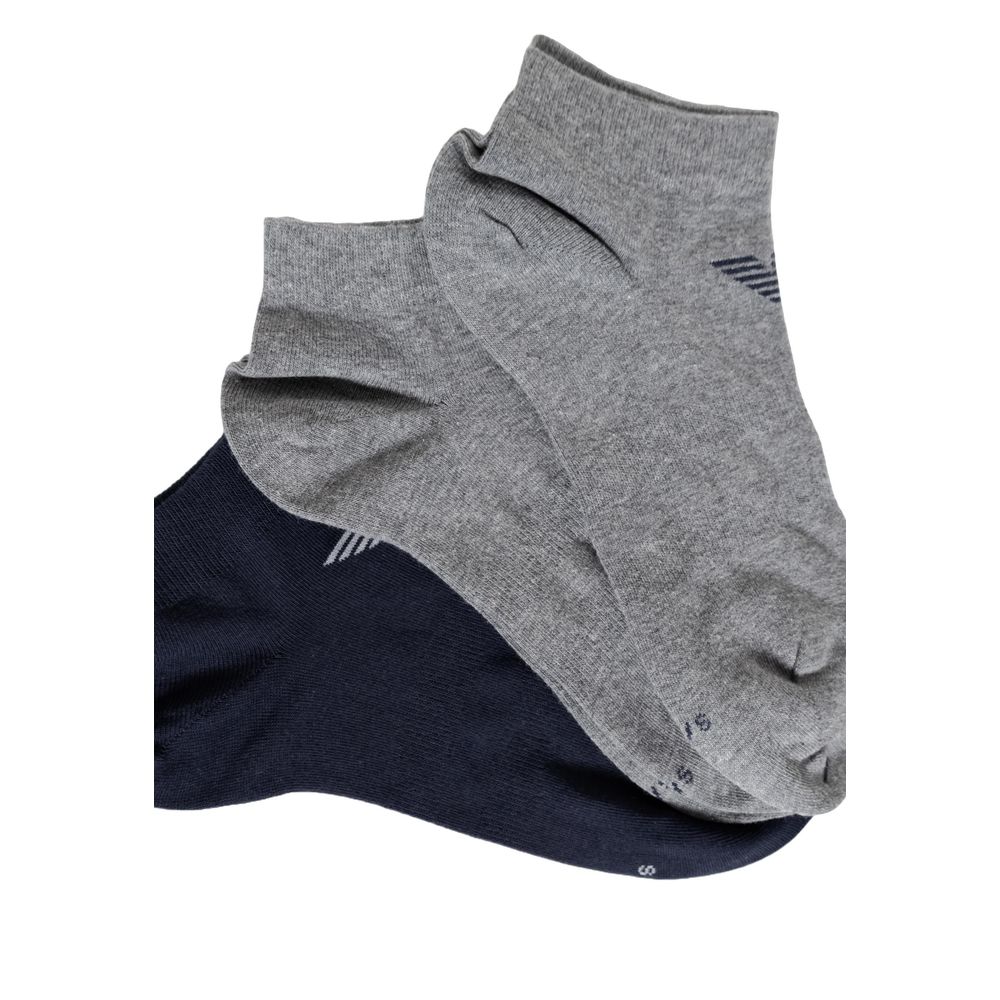 Emporio Armani Underwear Blue Cotton Sock - Ginchy