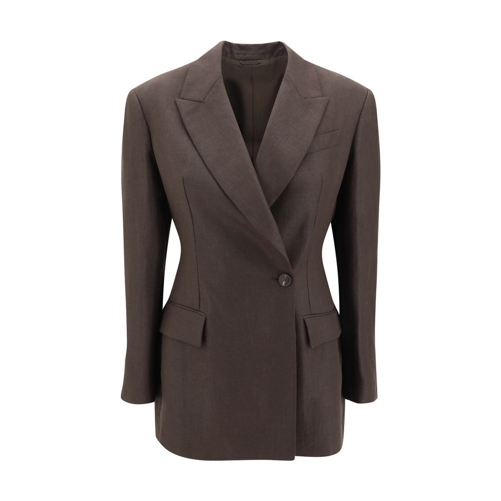 Brunello Cucinelli Linen Blazer Jacket - Ginchy