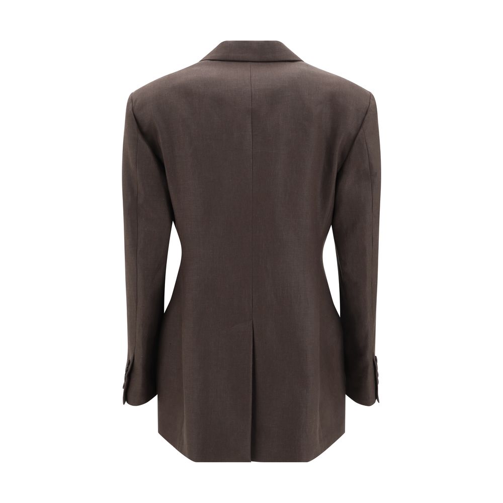 Brunello Cucinelli Linen Blazer Jacket - Ginchy